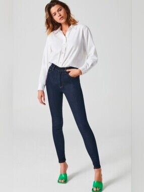 DENIM FORUM Lola High Rise Skinny Jeans